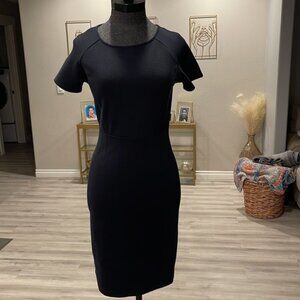 Forever 21 Navy Pencil Bodycon Midi Dress Size Medium